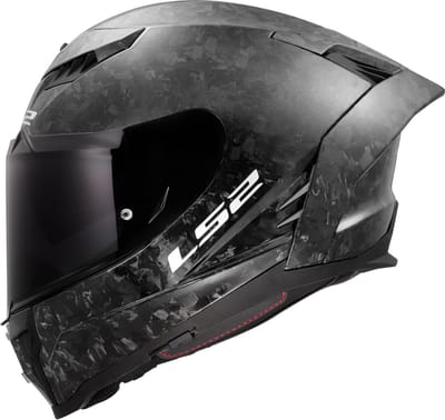 LS2 FF807 Dragon integraalhelm solid forged carbon zwart