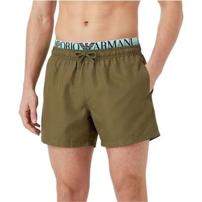 Emporio Armani herenbadpak met adelaarmotief (GA)