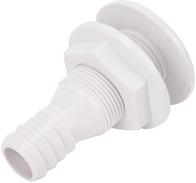 Allecto - Boot Marine Yacht Drain Vent - Plastic Thru-Hull - Bilge Pump Drain Vent - 3/4 Inch - Accessoire voor Boten - Hoogwaardige Aansluiting