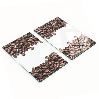 Multifunctionele decoratieve snijplanken voor koffiebonen in de keuken, gehard staal, 2x30x52 cm