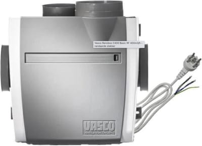 Vasco Basic RF LE ventilatieunit exclusief schakelaar