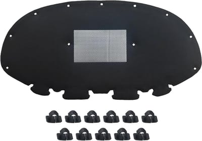 Motorkap Isolatie - Isolatiemat Motorkap - Geluidsisolatie Motorruimte - Voertuigspecifieke Pasvorm - 145 x 80 cm - Zwart