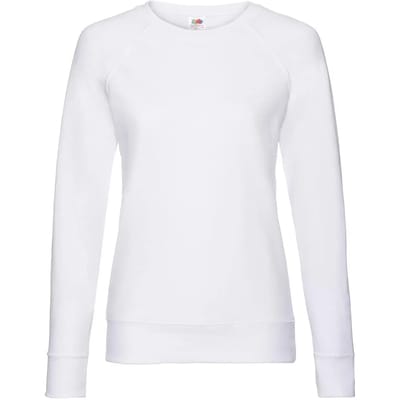 Dunne sweatshirt voor dames Fruit of the Loom Raglan