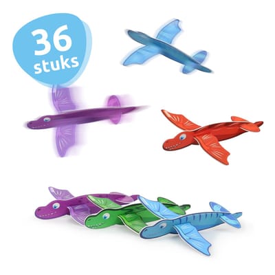 Isa's Friends® - Uitdeelcadeaus Vliegende Dino's - 36 stuks - Traktatie