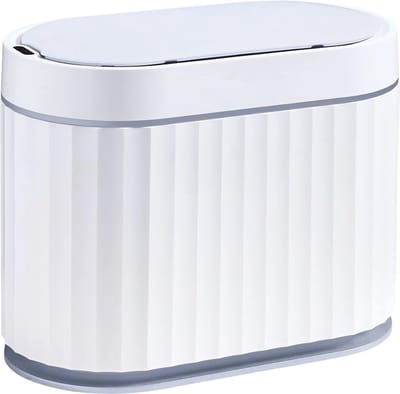 Slimme Mini Prullenbak met Bewegingssensor - Compacte Vuilnisbak voor Slaapkamer, Kantoor en Badkamer - 1,3 Gallon