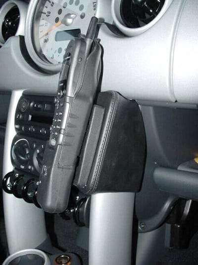 Houder - BMW Mini R50 R53  06/2001-09/2006 Kleur: Zwart