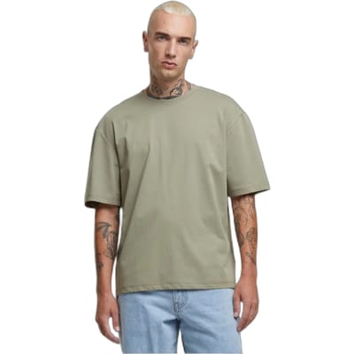 Urban Classics - Sorona Loose Fit Heren Tshirt - 3XL - Olijfgroen