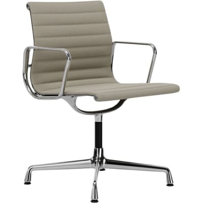 Vitra - Aluminium Chair - EA 104 - verchroomd - Hopsak - warm grijs/ivoorkleur - 4 - 6 Wochen