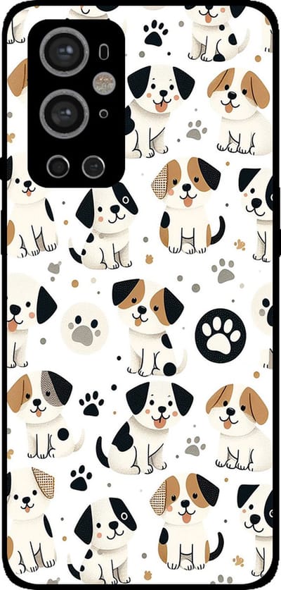 Smartphonica Telefoonhoesje Geschikt voor OnePlus 9 Pro met honden opdruk - TPU backcover case dog design geschikt voor OnePlus 9 Pro