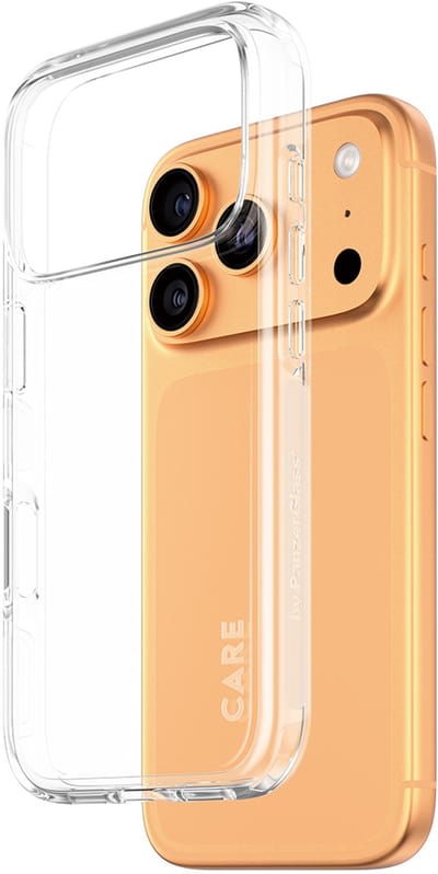CARE by PanzerGlass Flagship Case Transparent Urban Explorer w. Clear Frame iPhone 17 Pro