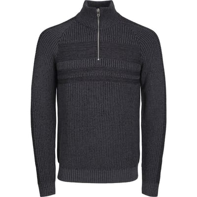 JACK&JONES - Maat L - JJPOWER KNIT HALF ZIP Heren Vest