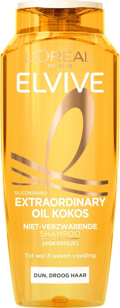 L'Oréal Paris Elvive Extraordinary Oil Kokos Shampoo - Voor dun, droog haar - Met Kokosolie - 250ML