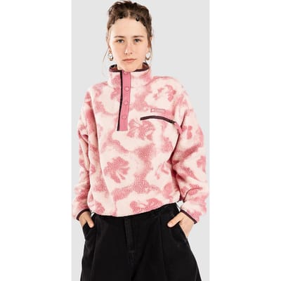 Columbia Helvetia II Printed Cropped Half Snap Half-Zip Fleece Trui roze