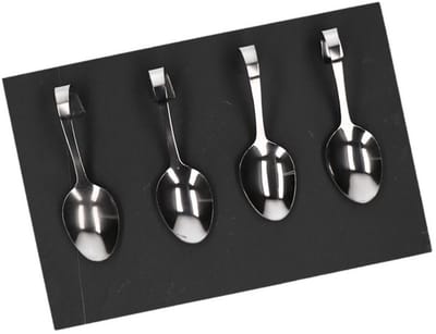 Cosy&Trendy Amuse serveerplank - 30 cm - met lepels 13 cm