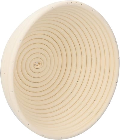Rijsmand - Broodmand - Brood bakken - Hygiënische voorbereiding - 20 x 20 x 11 cm - Gebroken wit