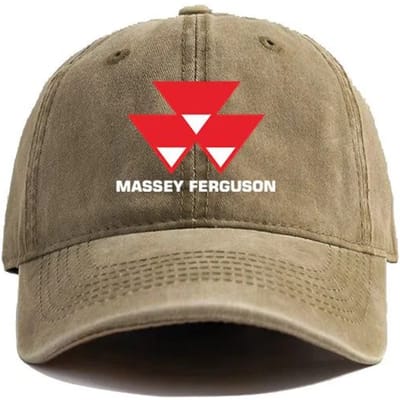 Massey Ferguson Baseballpetten Verweerde Petten Pet Mannen Vrouwen Retro Buiten Zomer Verstelbare Petten Mode Adjustable gray
