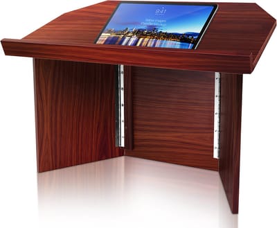 Pyle Opvouwbare Lessenaar – Draagbaar Spreekgestoelte voor Tafel, Presentaties, Docenten & Laptop