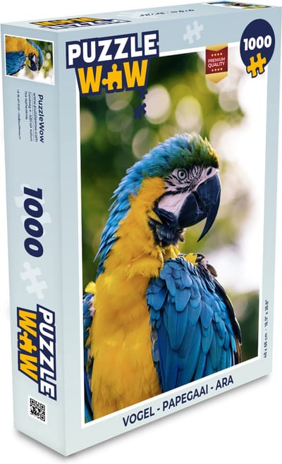 Puzzel Vogel - Papegaai - Ara - Legpuzzel - Puzzel 1000 stukjes volwassenen