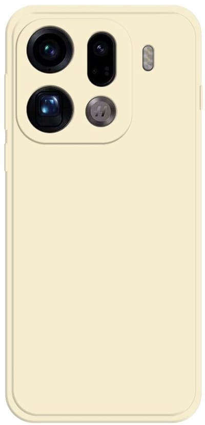 Coverup Hoesje - Geschikt voor OPPO Find X9 Pro Hoesje - Coverup Colour TPU Back Cover - Ecru