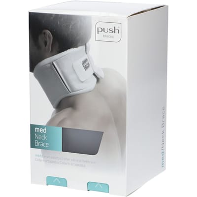 Push Med Nekbrace H10 27-36cm T1 1 Verband(en)