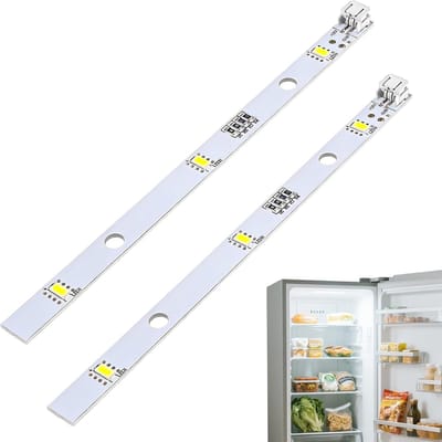 LED Koelkastverlichting Set van 2, Vervangende Lampen voor Koelkast, Energiezuinige 12V 2W LED Lampen voor Diverse Merken