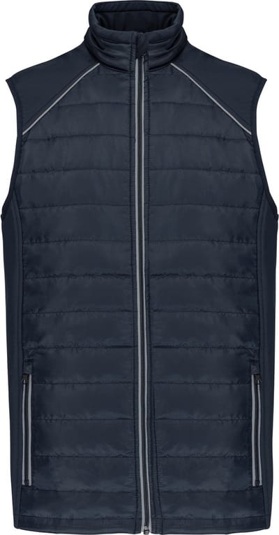 WK. Designed To Work Bodywarmer Day To Day in twee stoffen WK606 - Navy / Silver - XS
