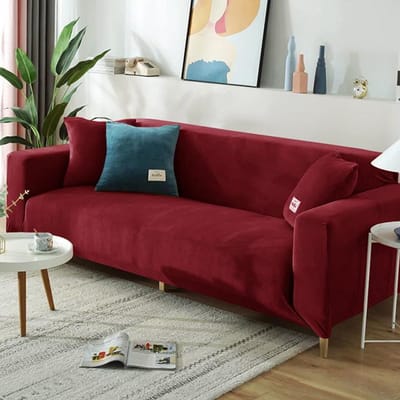 Winter Velvet Bankhoezen Voor Woonkamer Elastische Meubels Bankhoes Chaise Longue Hoek L-vormige Bankhoes 1 /2 /3 /4-zits 1seater 90-140cm
