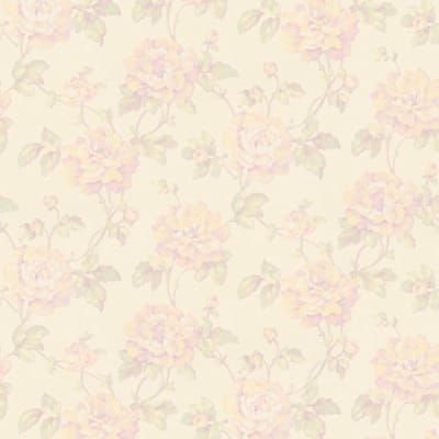 Lambrisering Behang Roze Bloemen Dubbelbreed – 37338-4 | Luxe Muurdecoratie