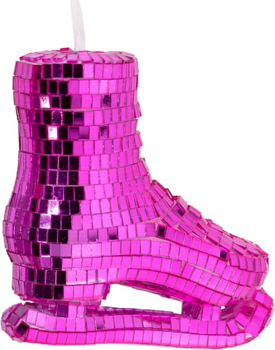 HomeBound by KY | Kersthanger Disco Schaats fuchsia | kersthanger | disco schaats | feestdecoratie