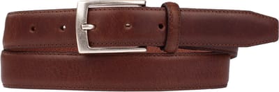 Petrol Industries Riem Heren - Broekriem - Verstelbaar - Leer - Bruin - 85 cm - S