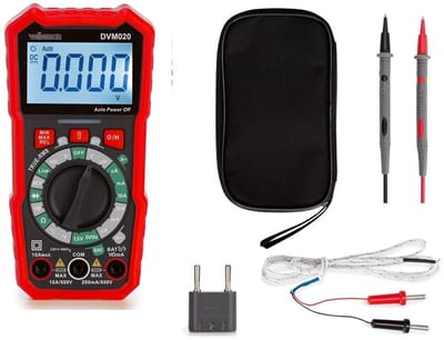 Digitale Multimeter - Spanning Tester - Elektrische Metingen - Contactloze Detectie - CAT III 600V - Rood