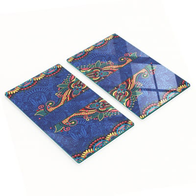 Multifunctionele decoratieve glazen keukenplanken/ornamenten 2x30x52 cm