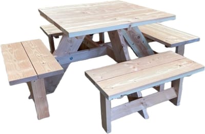 Rockwood® Picknicktafel Vierkant Douglas 1.00m