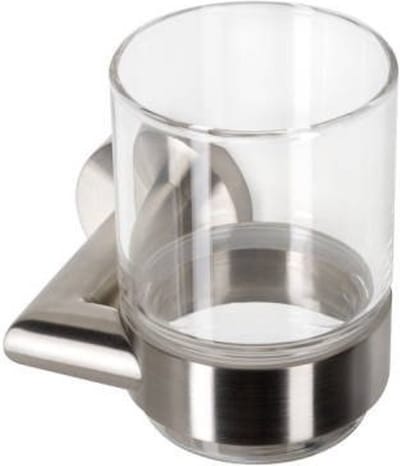 Geesa Nemox Glashouder met glas - RVS geborsteld