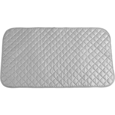 Draagbaar Opvouwbaar Strijkplankje Mat Deken voor Tafelblad en Reizen Handig Accessoire white