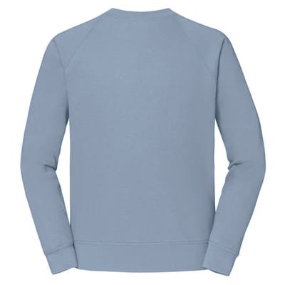 Fruit of the Loom Heren Klassiek 80/20 Raglan Sweatshirt (Mineraalblauw)
