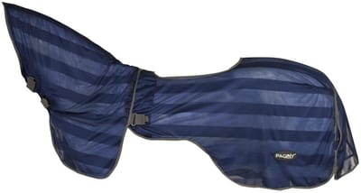 Pagony Flyrider Vliegendeken - Paardendeken - Maat: Cob - Donkerblauw - Polyamide