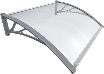 Deur Luifel - Regenbescherming - Entree Beschermen - Polycarbonaat Plaat - 120 x 80 cm - Transparant