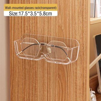 Glazen displayhouder Kast Glazen opbergdoos Wandmontage Zonnebril opbergrek Zonnebrillen Opruimen