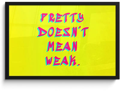 Poster in lijst - Fotolijst 60x40 cm - Posters - Quote - Minimalistisch - Kleurrijk - Posterlijst zwart - Decoratie - Wanddecoratie woonkamer - Muurdecoratie slaapkamer