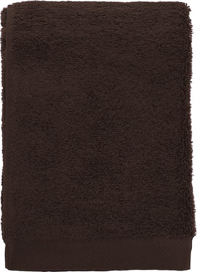 Södahl organic Comfort Handdoek 50 x 100 cm Coffee brown