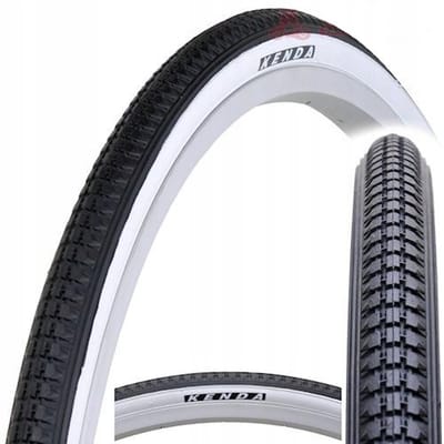 Kenda 32-630 Serie - Fietsband - 27x1 1/4 - Witte Zijkant - Trekkingprofiel