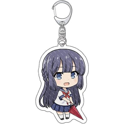Hete Anime Rascal Does Not Dream of Bunny Girl Senpai Sakurajima Mai Cosplay Acryl Sleutelhangers Accessoires Fans Cadeaus gray