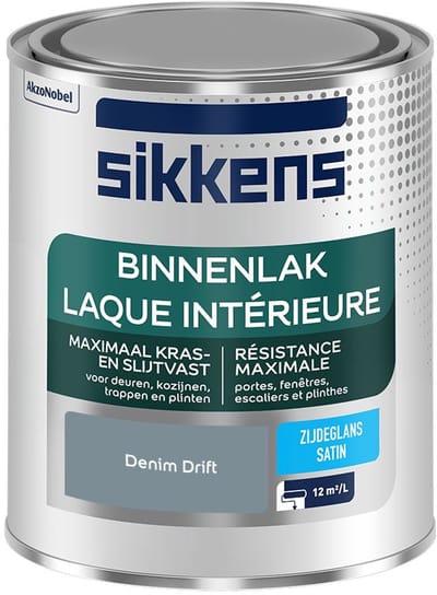 Sikkens - Binnenlak Zijdeglans - Denim Drift - Mengverf - 750 Ml