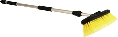 Protecton Wasborstel met verlengsteel – Uitschuifbaar - 95-160cm - Om vuil te verwijderen - Afsluitbare watertoevoer - Gardena koppeling