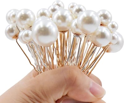 Elegante Haarspelden Set van 36 Stuks - U-vormige Parels voor Bruiloft, Bruid, Bruidsmeisjes en Dames