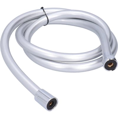 PVC Doucheslang 1,5m Douchekopslang Waterverwarmerslang Glad Explosieveilig Zilver voor Badkamer gray
