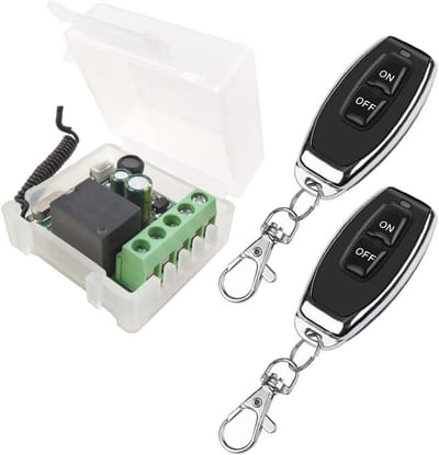 Draadloze Afstandsbediening Schakelaar 433 MHz 1 Kanaals Radio Control Relais met Zenders