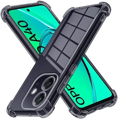 Hoesje geschikt voor Oppo A40 4G - Techsuit Shockproof Silicone Back Cover - Zwart