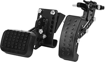 Allecto - Gas-en Rempedaalverlengingen - Antislipversneller - Universeel - Verleng de Pedalen - Voor optimale besturing - Geschikt voor de meeste a...